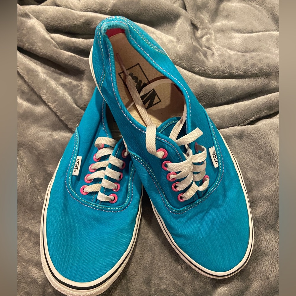 Turquoise vans